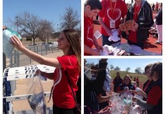 1,800 teens building 520 bears for the American Heart Association