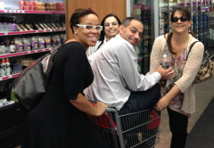 charity shopping spree