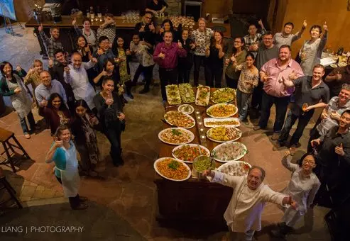 Having a big celebration