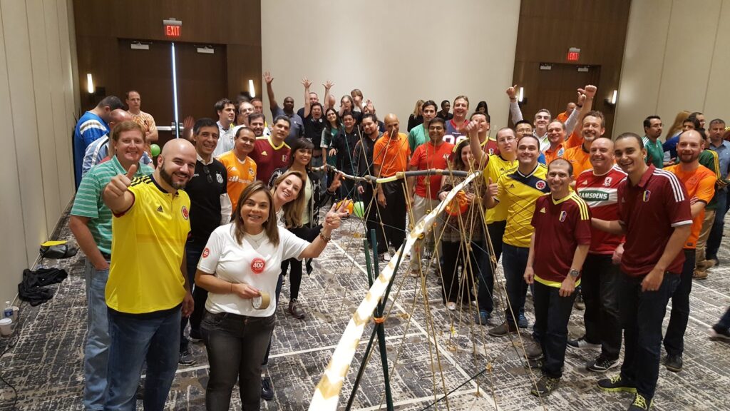 Pipeline Team Building large group