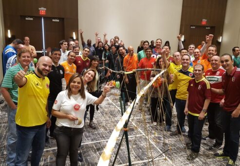 Pipeline Team Building large group