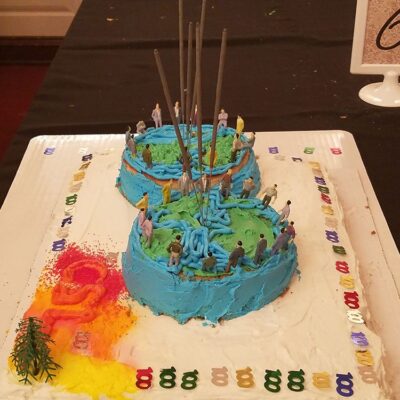 Decorating cakes - Team building ideas thumbnail