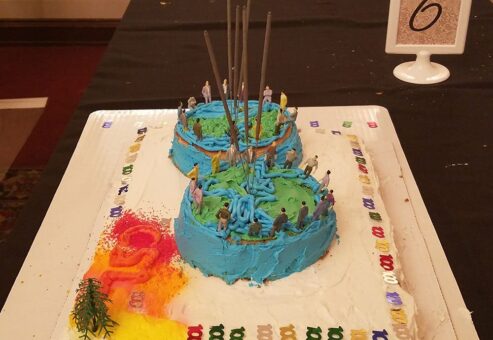 Decorating cakes - Team building ideas