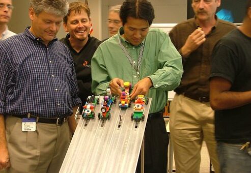 get fast with a team building car race