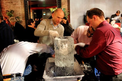 Ice carving contest