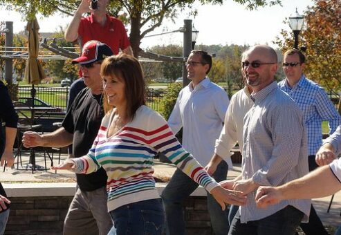 Employees Do some Dance Moves