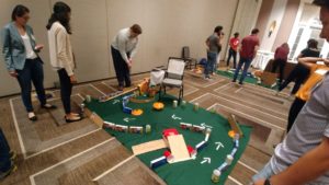 build your own golf course charity team building event
