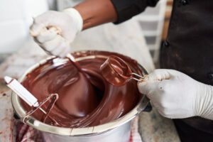 Chocolate making activity for kids