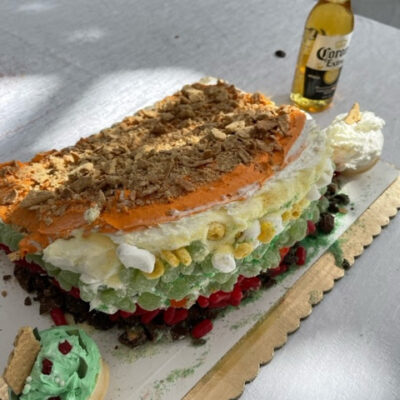 taco themed cake thumbnail