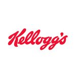 Kellogg's logo presented in red color letters.