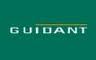 Image of the Guidant logo a manufactures artificial cardiac pacemakers, implantable cardioverter-defibrillators