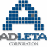 Image of the Adleta Corporation logo a flooring distributor in the nation.