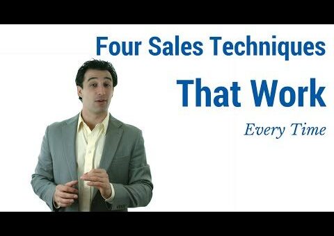 Image of the a manager explaining Four Sales Techniques That work Every time during a leaders meeting