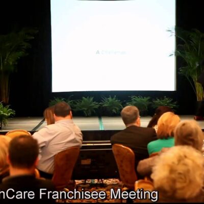 Employees and Manager during Interim Healthcare Franchise Meeting