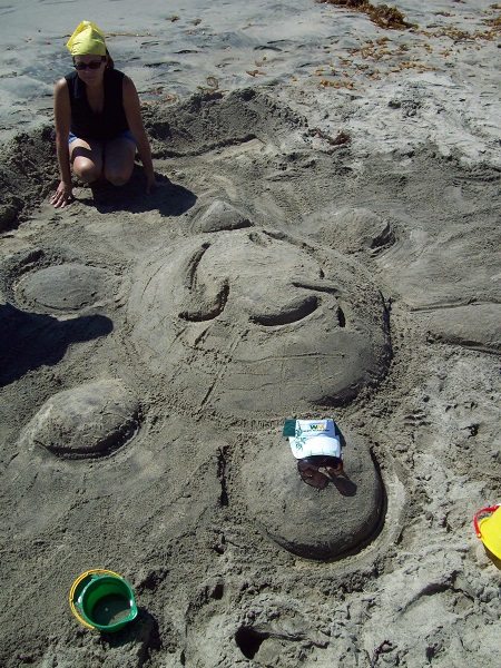 sand sculpting team building