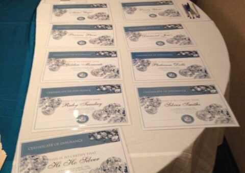 Certificate of Insurance is ready to award.