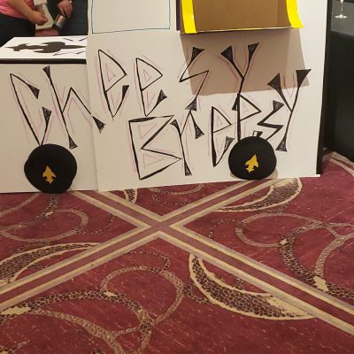 A creative food truck facade designed for a team building challenge. This truck is named 