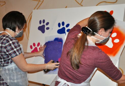 artistic team building - team graffiti