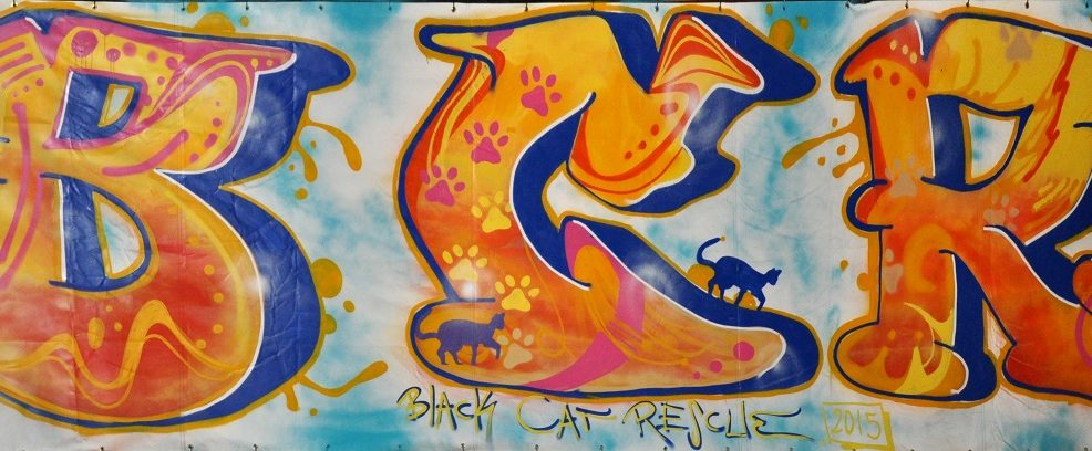 artistic team building mural - team graffiti