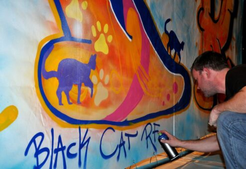 team building creativity - team graffiti