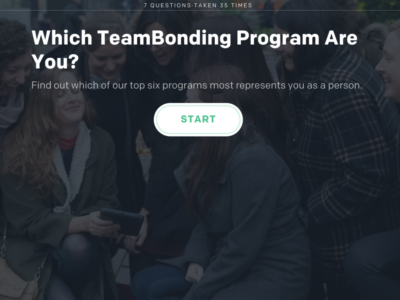 Featured Image For Which TeamBonding Program are You? Team Building Post