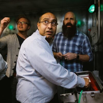 A man controlled something in a room thumbnail