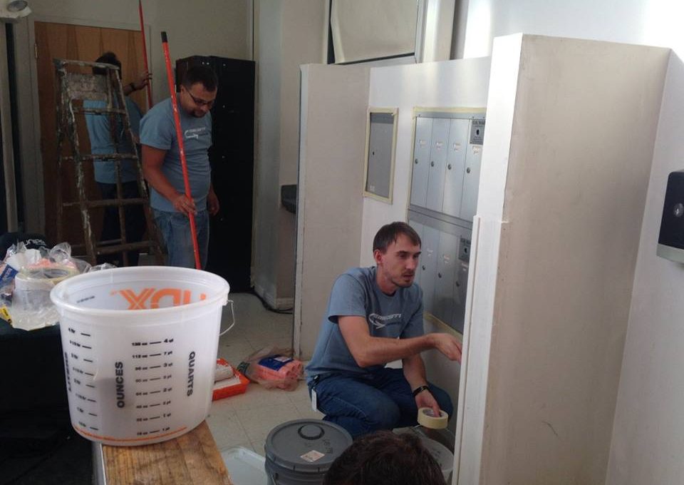 group volunteering activity