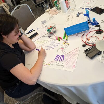 his image captures both the imaginative and technical aspects of the activity. thumbnail