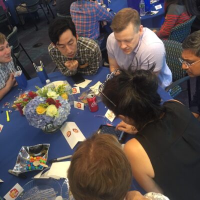 Speed Trivia game screen showing a question about the capital of Texas with four answer options: Chicago, Austin, Dallas, and Houston, alongside a high score leaderboard. thumbnail