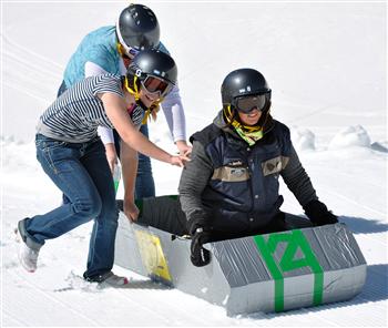 Winter Sled Team Building