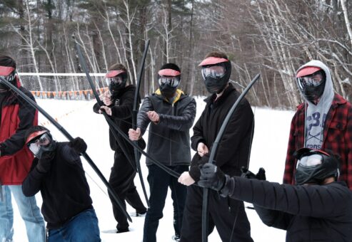 Bow and Arrow tag for team building