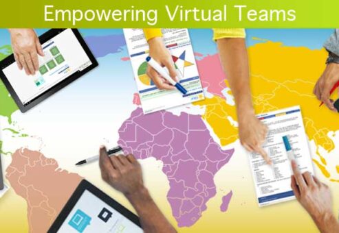 Image of the managers tackles the advantages to boost their virtual teams.