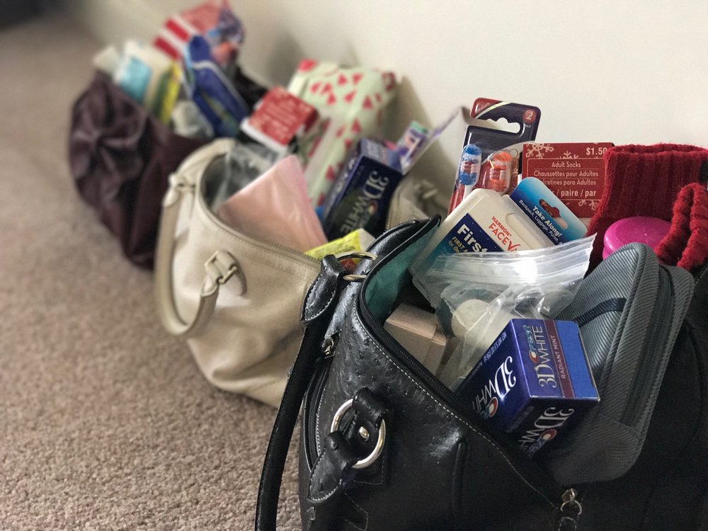 Helping Handbags charitable donation program
