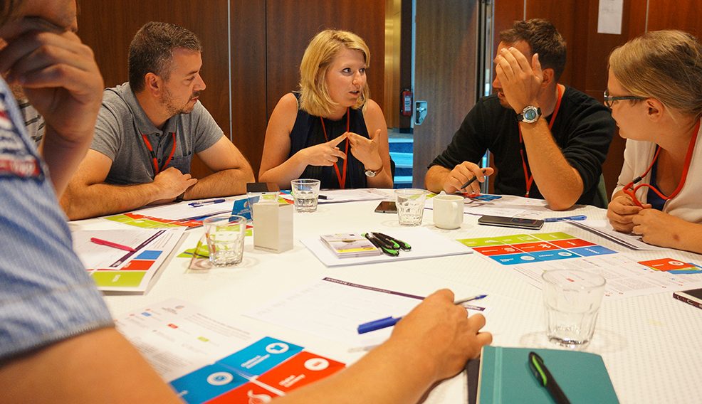 Global Innovation Game with TeamBonding and Catalyst