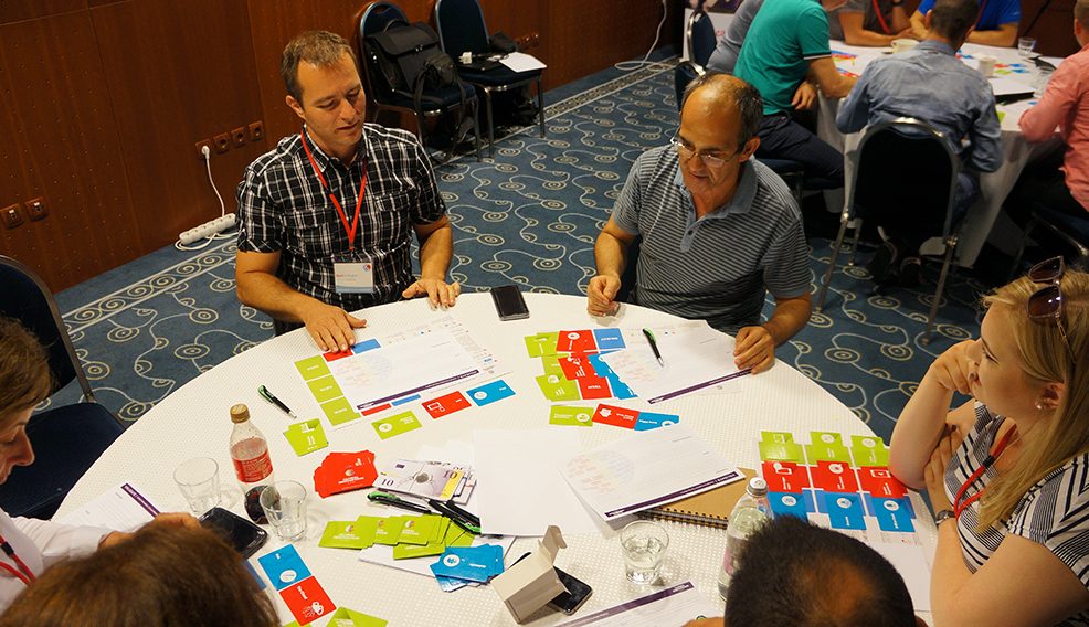 Global Innovation Game with TeamBonding and Catalyst