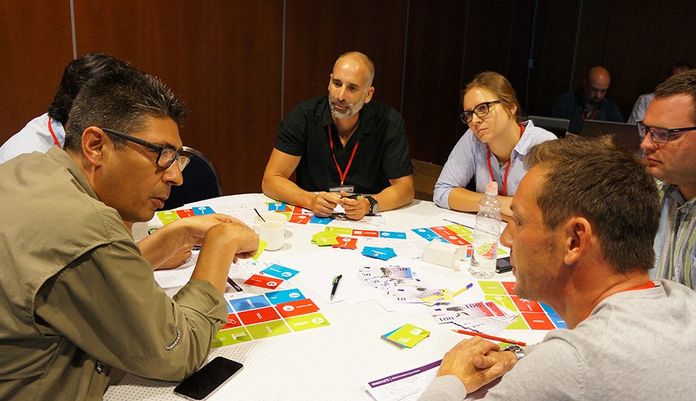 Global Innovation Game with TeamBonding and Catalyst