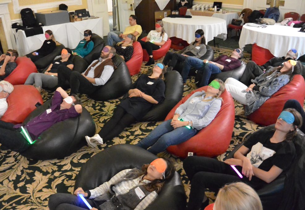 Meditation with Mediatainment with TeamBonding and Catalyst