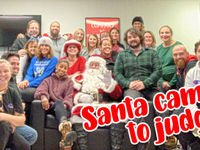 Featured Image For Charitable Holiday Door Challenge Team Building Post