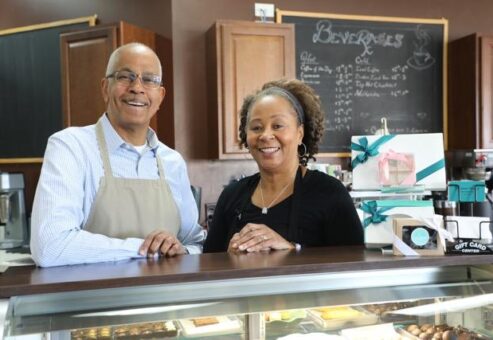 David and Pam chocolatiers