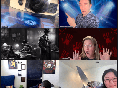 Featured Image For Virtual Corporate Feud Team Building Event