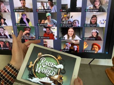 Featured Image For Race Around the World Team Building Event