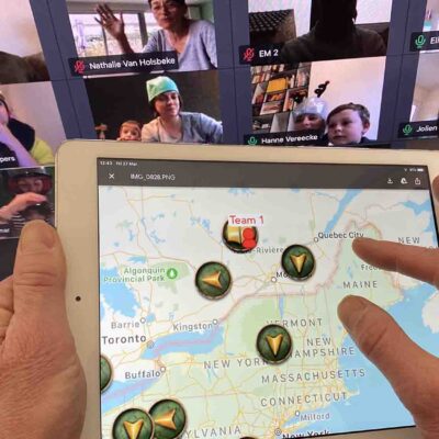 Virtual Scavenger Hunt on iPad