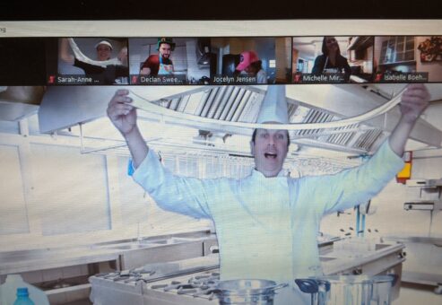 stretching the cheese