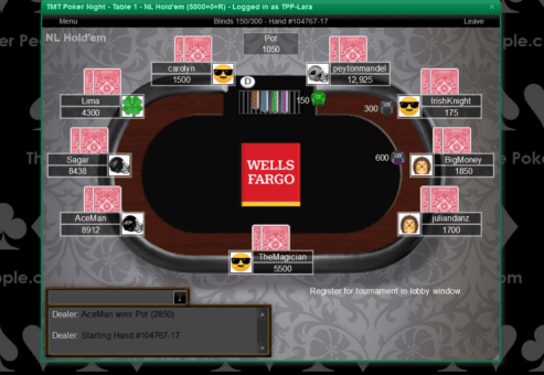 Virtual Poker Tournament