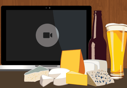 happy hour cheese beer