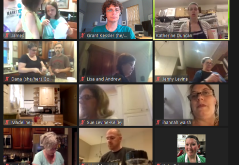 truffle making on zoom