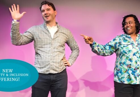 eva and greg performing