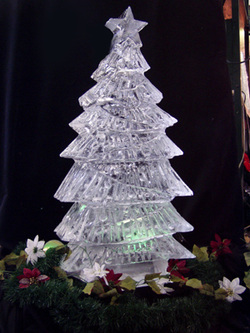 ice christmas tree