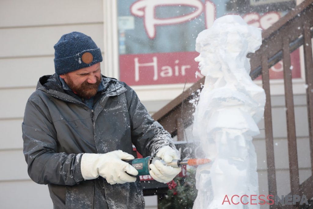ice carver outdoors