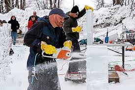 Ice carver Mark